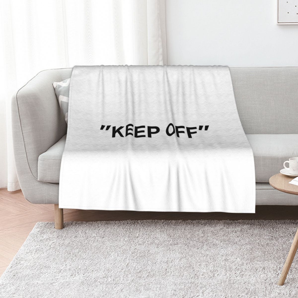 3D Printing Quotation - KEEP OFF Quotation Throw Blanket Luxe