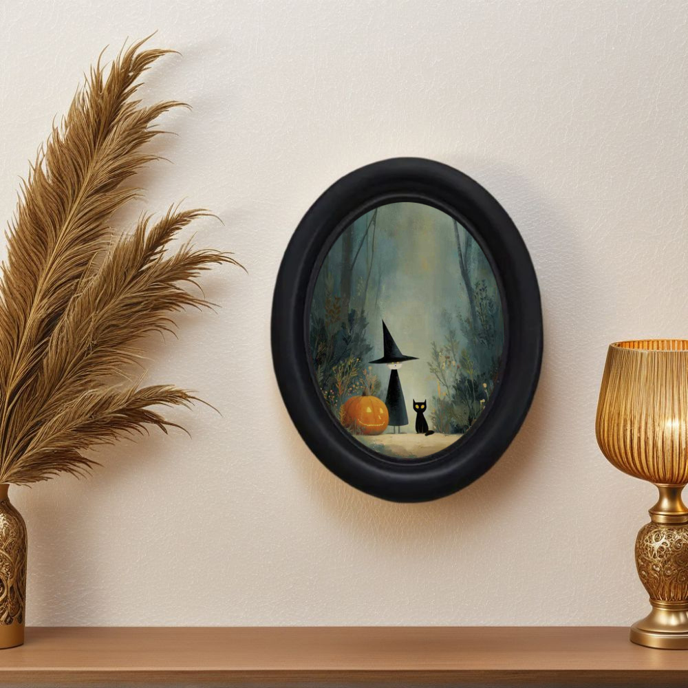 3D Printing Household Items - Een 3D Vintage Halloween-heks en zwarte