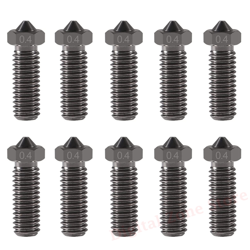 3D Printing Pdf - 10 Stuks V6 Gehard Staal Vulkaan