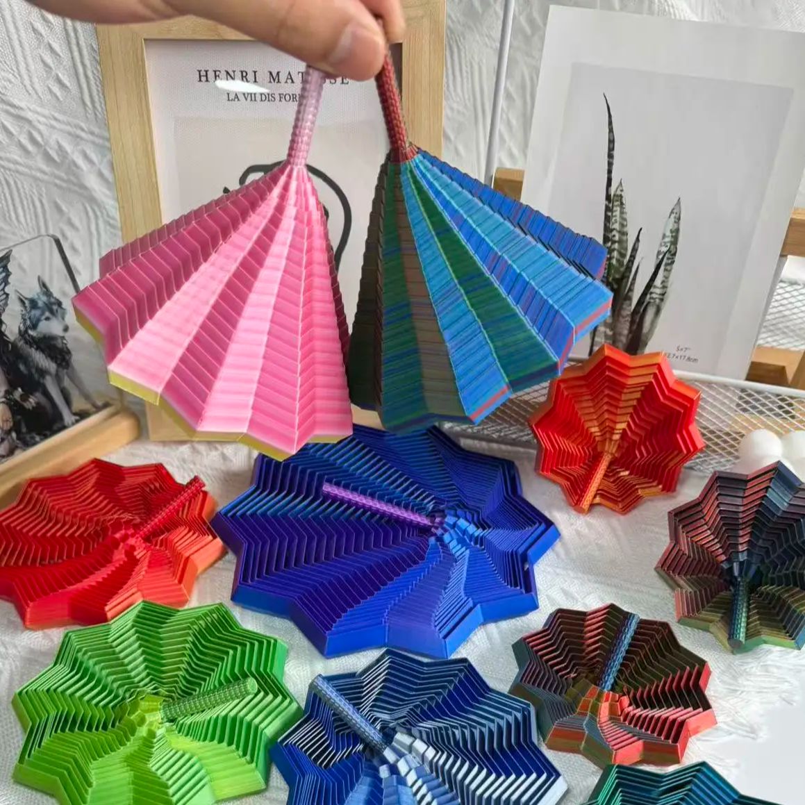 3D Printing Household Items - 1 STKS 3D-printen Zeshoekige roterende spiraal