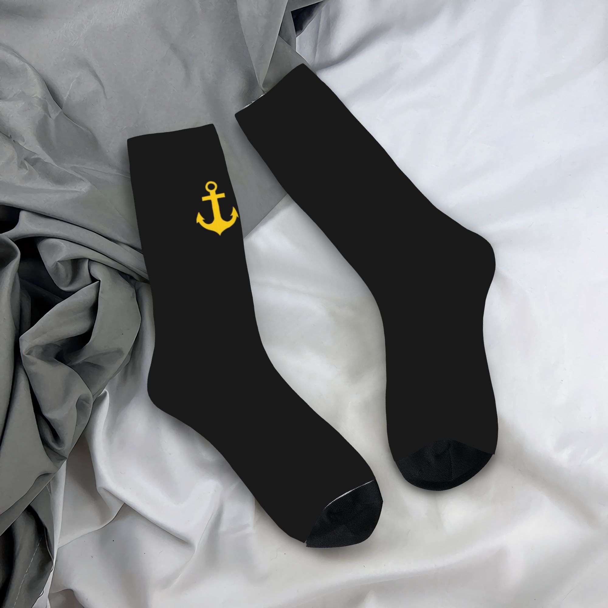 3D Printing Logo - Aangepaste gouden ankerlogo heren dames crew