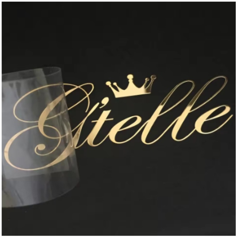 Aangepaste 3D gouden transfer  - 3D Printing Logo recensie en prijs