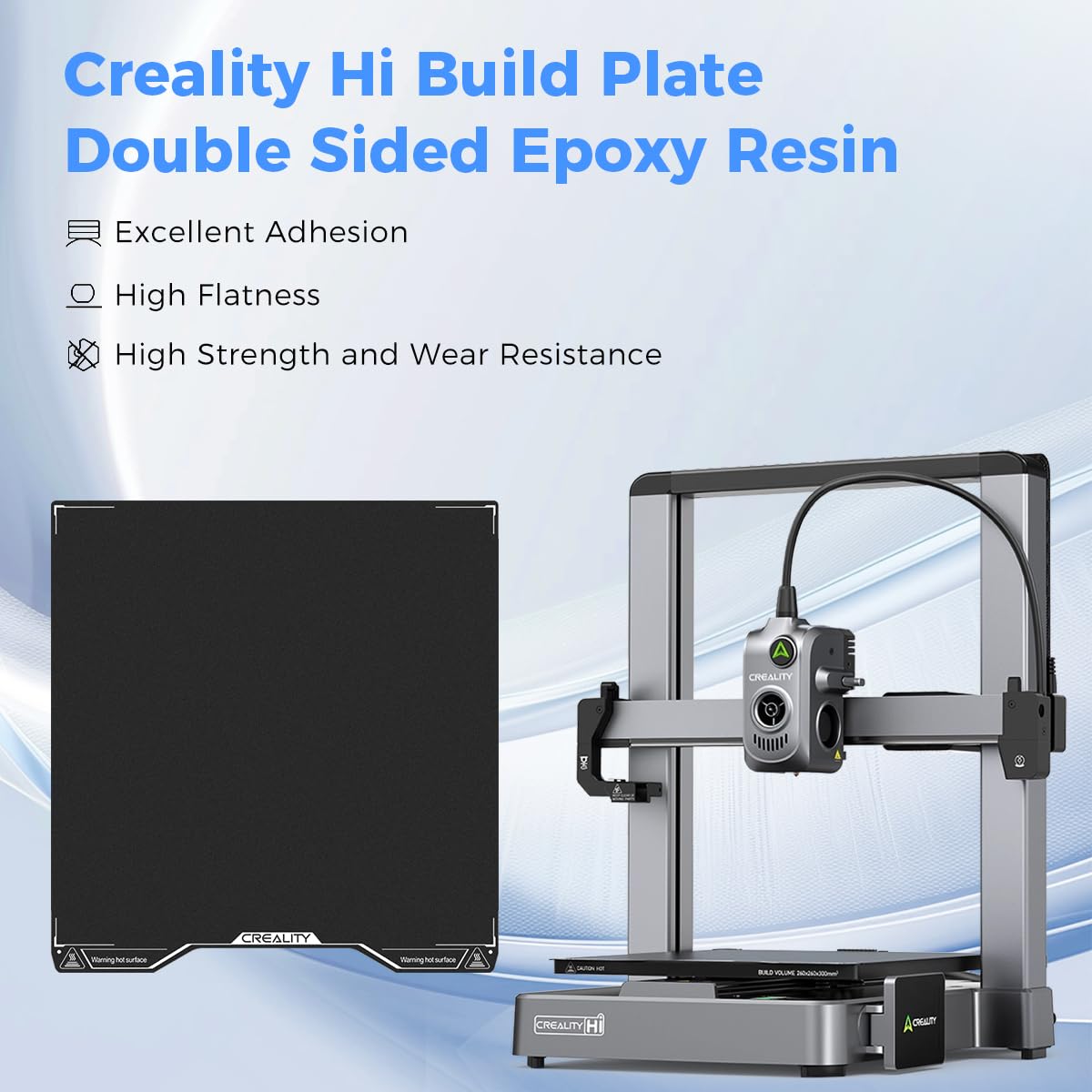 Creality Hi Epoxyhars bouwplaa - 3D Printing Pdf recensie en prijs