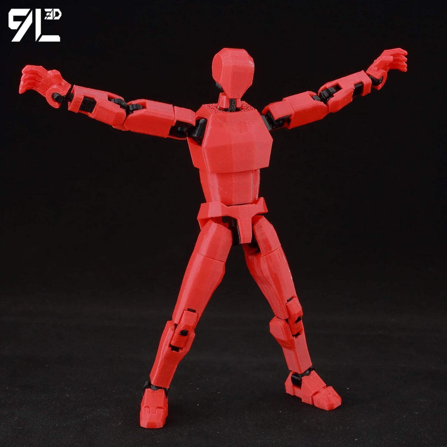 9L3D Gedrukt Dummy13 Lucky13 T - 3D Printing Mockup recensie en prijs