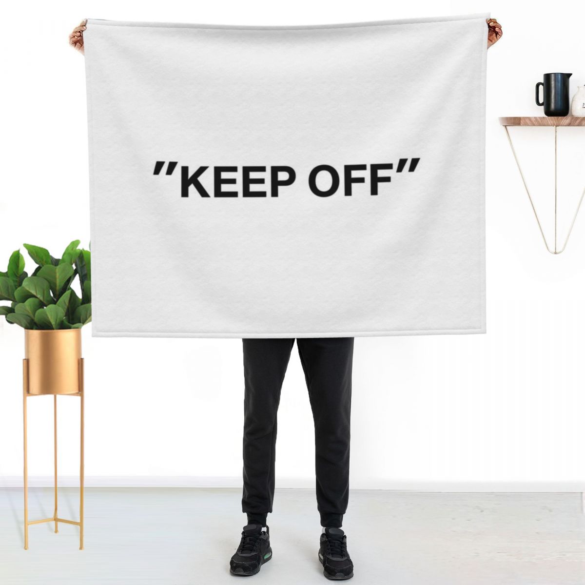 KEEP OFF Quotation Throw Blank - 3D Printing Quotation recensie en prijs