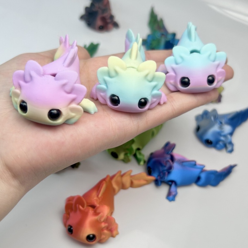 3D-geprinte salamanderfiguren  - 3D Printing Household Items recensie en prijs