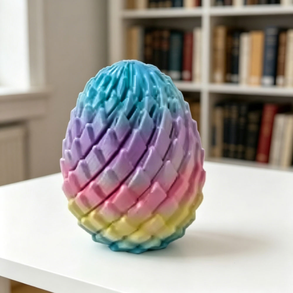 3D-geprint drakenei stressverl - 3D Printing Household Items recensie en prijs