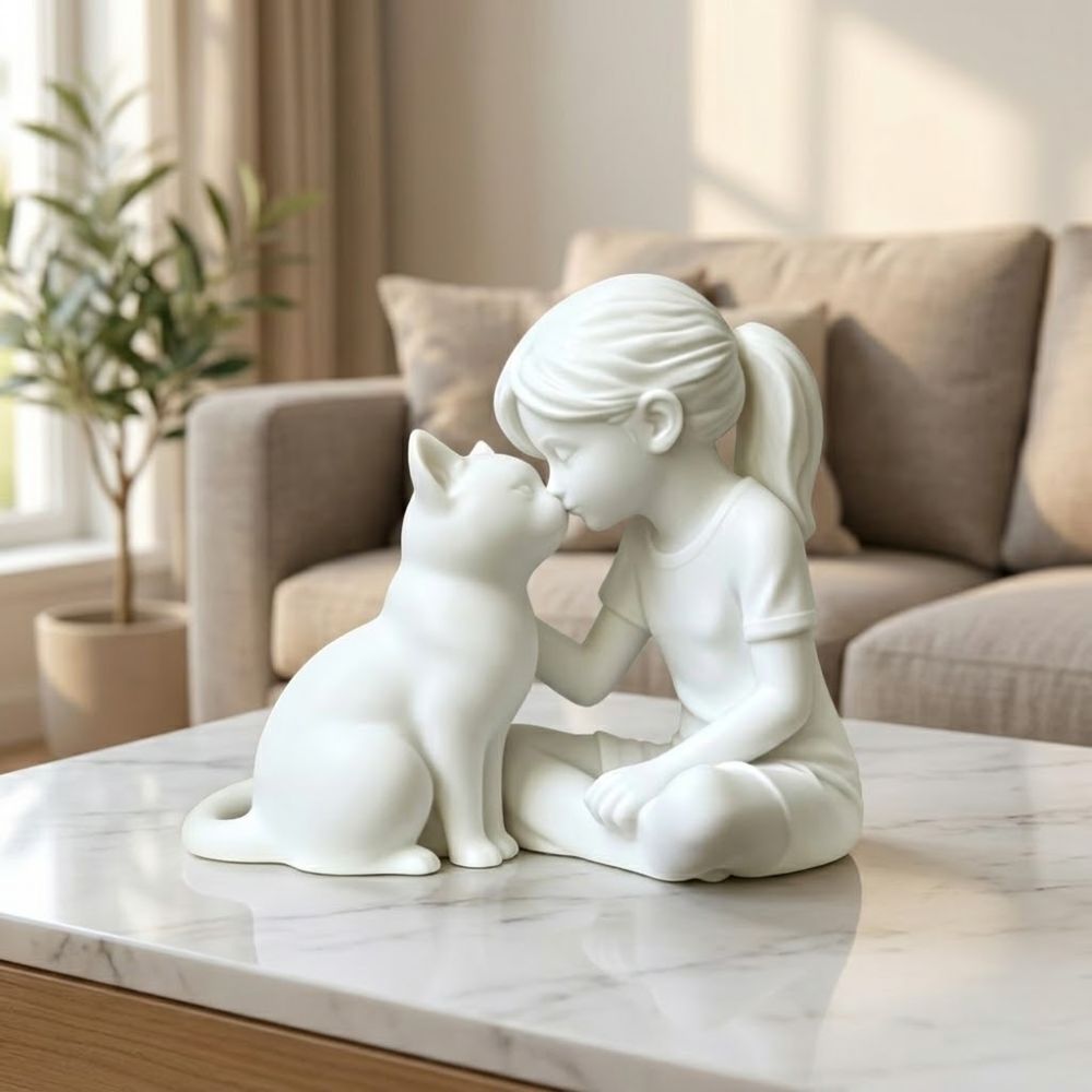 3D-geprinte meisje- en kattens - 3D Printing Mockup recensie en prijs